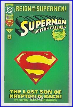 Superman #687 DC Comics 93 The Last Son Of Krypton Is Back Die Cut Poster New