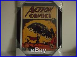Superman Action Comic Litho Limited Edition Framed Signed Sheldon Moldoff