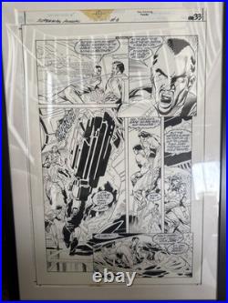 Superman Annual #8 Pg 33 Original Production Comic Book Art Rare Tom Grindherg