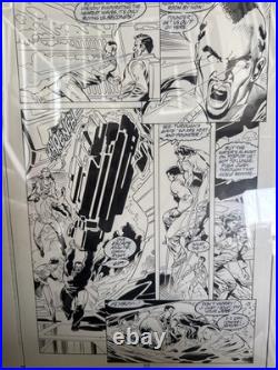 Superman Annual #8 Pg 33 Original Production Comic Book Art Rare Tom Grindherg