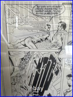 Superman Annual #8 Pg 33 Original Production Comic Book Art Rare Tom Grindherg