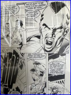 Superman Annual #8 Pg 33 Original Production Comic Book Art Rare Tom Grindherg