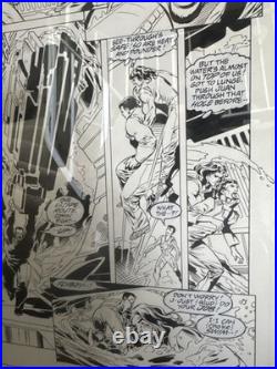 Superman Annual #8 Pg 33 Original Production Comic Book Art Rare Tom Grindherg