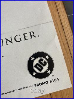 Superman Batman War on Crime DC Comic Dini Alex Ross promo poster subway 26x39