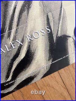 Superman Batman War on Crime DC Comic Dini Alex Ross promo poster subway 26x39