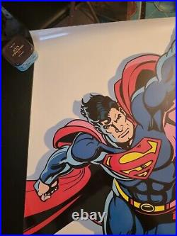 Superman Better Than Ever 1993 DC Comic LAMINATED Poster 35in x 23in Poster