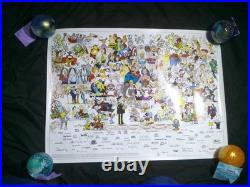 Support The Kids Original 1987 Poster Comic Book Strips Signatures P1019 B1a