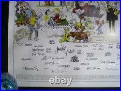 Support The Kids Original 1987 Poster Comic Book Strips Signatures P1019 B1a
