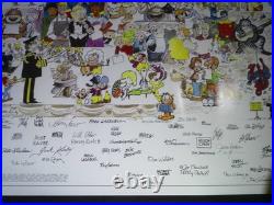 Support The Kids Original 1987 Poster Comic Book Strips Signatures P1019 B1a