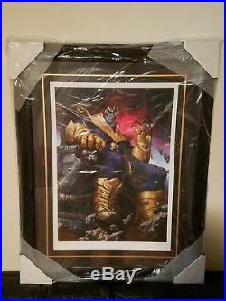 THANOS ON THRONE Framed Art Print by Sideshow Avengers/Infinity War/Gauntlet