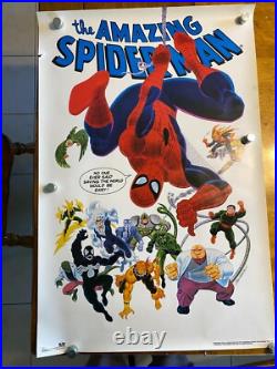 THE AMAZING SPIDERMAN ALONG WITH VARIOUS Nemesis, ORIGINAL MOVIE POSTER