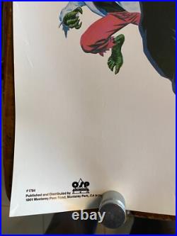 THE AMAZING SPIDERMAN ALONG WITH VARIOUS Nemesis, ORIGINAL MOVIE POSTER