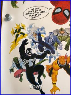THE AMAZING SPIDERMAN ALONG WITH VARIOUS Nemesis, ORIGINAL MOVIE POSTER