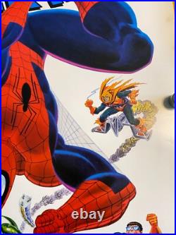THE AMAZING SPIDERMAN ALONG WITH VARIOUS Nemesis, ORIGINAL MOVIE POSTER