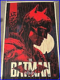 THE BATMAN by Francesco Francavilla MONDO Reg Red Print Poster IN HAND