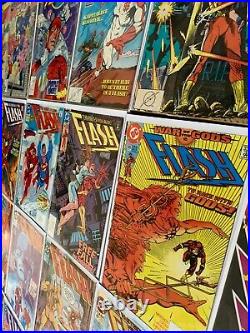 THE FLASH & IMPULSE 65 COMIC BOOK LOT SIGNED issues, posters! 1st BART ALLEN