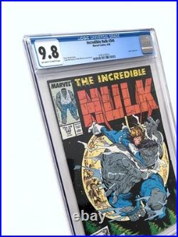 THE INCREDIBLE HULK #344 CGC 9.8 (1988) Iconic Todd McFarlane Hulk Moon cover