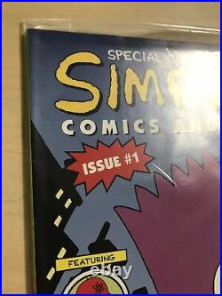THE SIMPSONS #1 (9.4+) SEALED WithPOSTER-Matt Groening/BONGO COMICS/1993/Bartman