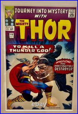 THOR/MARVEL COMICS Framed Artwork Journey Into Mystery #118,119,112 & #120