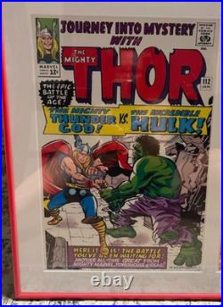 THOR/MARVEL COMICS Framed Artwork Journey Into Mystery #118,119,112 & #120