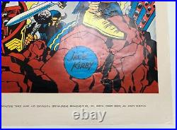 THOR Marvelmania Poster JACK KIRBY Vintage MARVEL 1970 Very Rare MAIL ORDER ONLY