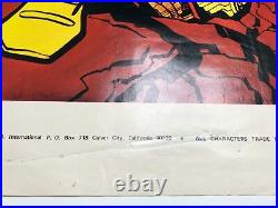 THOR Marvelmania Poster JACK KIRBY Vintage MARVEL 1970 Very Rare MAIL ORDER ONLY