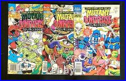 TMNT Adventures Universe Sourcebook #1 2 3 Complete Set Archie Comics & Poster