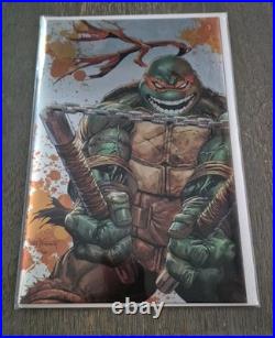 TMNT Mutant Ninja Turtles Foil Comic Book Set Of 10 Kirkham NYCC Exclusive