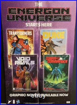 TRANSFORMERS #1 29 Comics ENERGON UNIVERSE Image 2023 PROMO POSTERS+