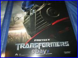 TRANSFORMERS CGC SS Signed Movie Poster Set by Peter Cullen /Frank Welker