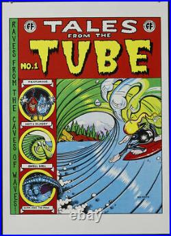 Tales From The Tube Rick Griffin Silkscreen Poster Ltd/ed Comic Book Cover