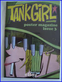 Tank Girl Poster Magazine Issue Number 3 Alan Martin Signed