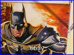 The BATMAN movie COMIC BOOK Cargill POP ART painting poster print 1 OF A KIND