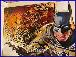 The BATMAN movie COMIC BOOK Cargill POP ART painting poster print 1 OF A KIND