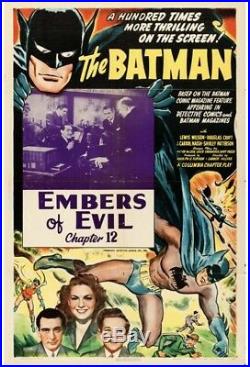 The Batman (Columbia, 1943) 1 Sheet (27 X 41) Original Vintage Movie Poster