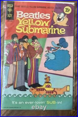 The Beatles Yellow Submarine Gold Key 1968 Comic Book Very Good No Poster