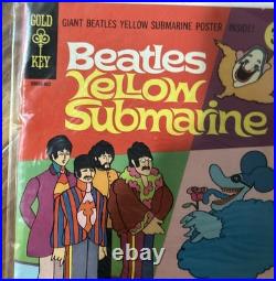 The Beatles Yellow Submarine Gold Key 1968 Comic Book Very Good No Poster