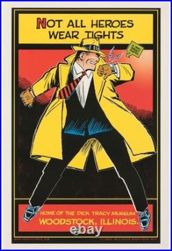 The Chester Gould Dick Tracy Museum NM/M Museum Poster 24 X 36 (2006) Rolled