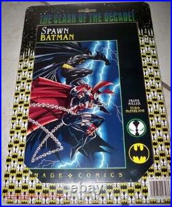 The Clash of the Decade Batman-Spawn War Devil Sealed Books Plus Poster