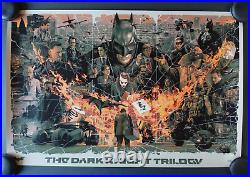 The Dark Knight Trilogy Purging Fire Variant Gabz Movie Poster Art Print BNG