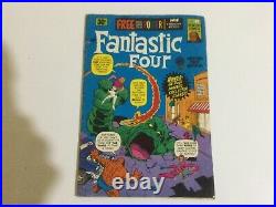 The Fantastic Four # Issue Number 1 Newton Comic Marvel + Colour Center Poster