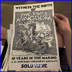 The First Kingdom-Comic-promo Store Poster-Jack Katz-1984 Rare Underground