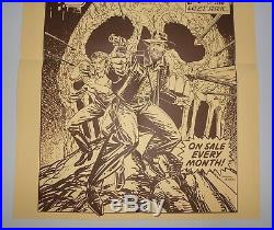 The Further Adventures of Indiana Jones Vintage Marvel Comics POSTER 1980's