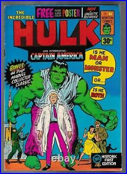 The Incredible Hulk #1 Newton Comics / 1975 / With Poster /