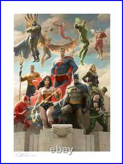 The Justice League Classic Variant by Paolo Rivera (Art Print)