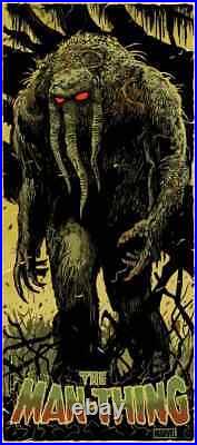 The Man Thing Francesco Francavilla comic book Poster Screenprint Mondo