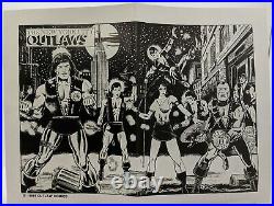 The New York City Outlaws #1 OUTLAW 1984 Ken Landgraf NM withposter
