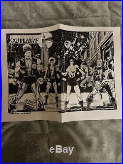 The New York City Outlaws Comic Book 1984 With Poster No. 1