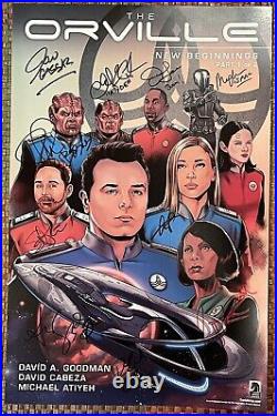 The Orville New Beginnings Cast Signed 17x11 Poster NYCC19