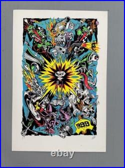 The Pizz Nuke! Rare Printers Proof 1/1 Silkscreen Art Poster Signed The Pizz Nuke! Rare Printers Proof 1/1 Silkscreen Art Poster Signed
